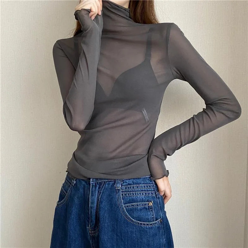Aura Sheer Silk Tee
