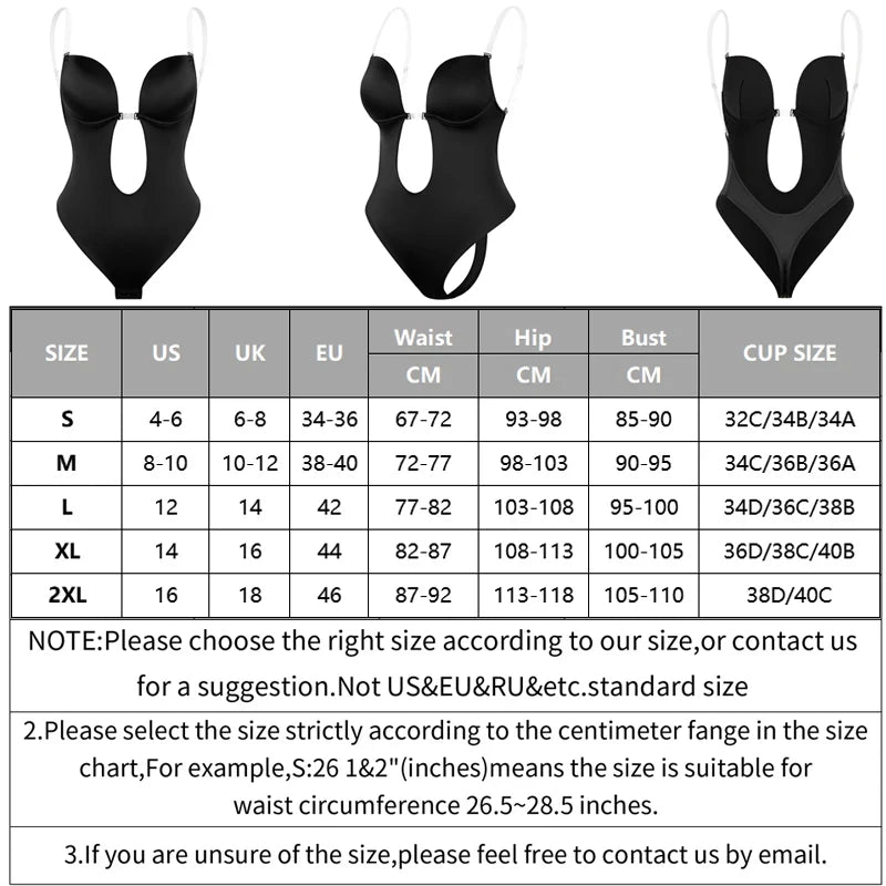 Precision Backless Bodysuit