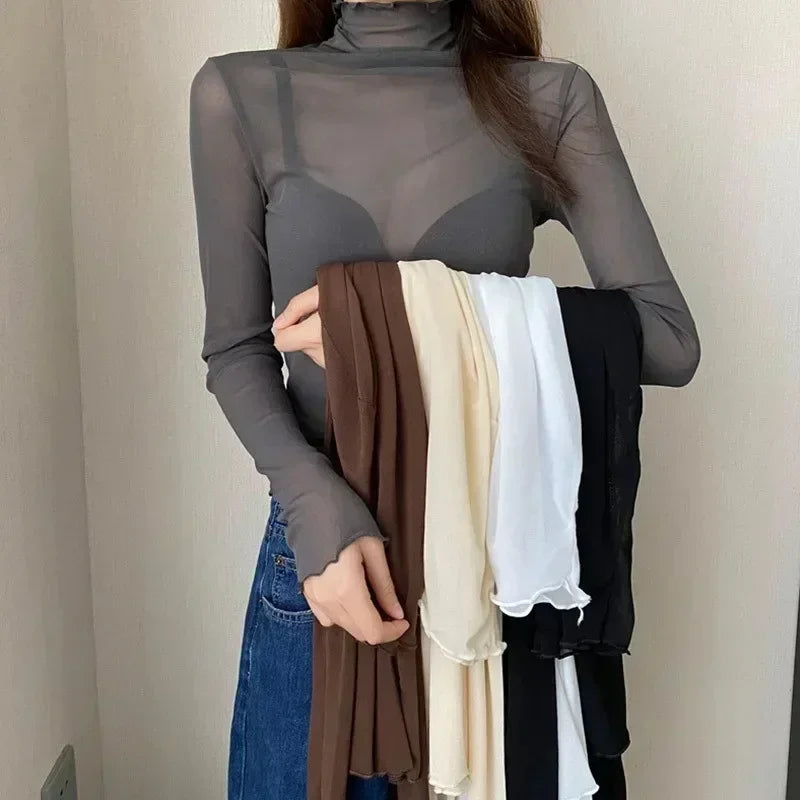 Aura Sheer Silk Tee