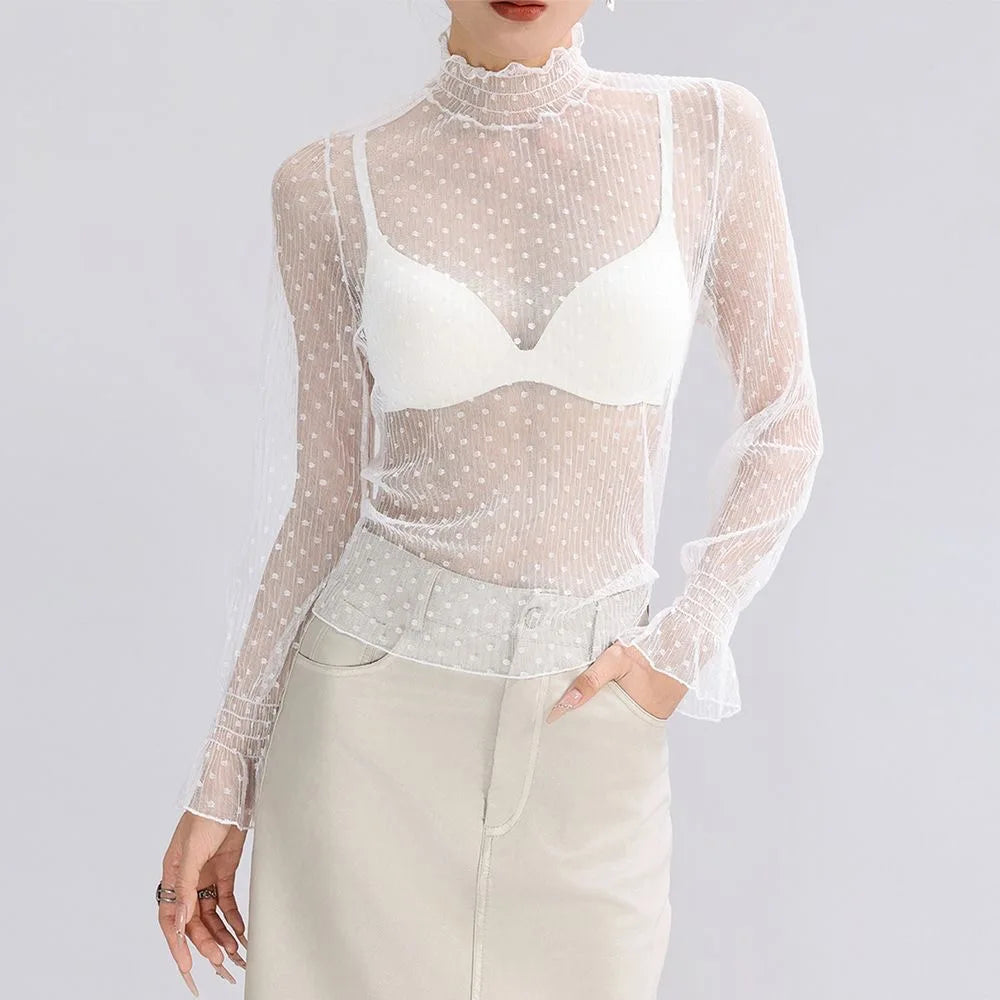 Sheer Luxe Crop