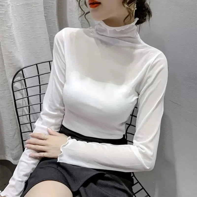Sheer Luxe Crop
