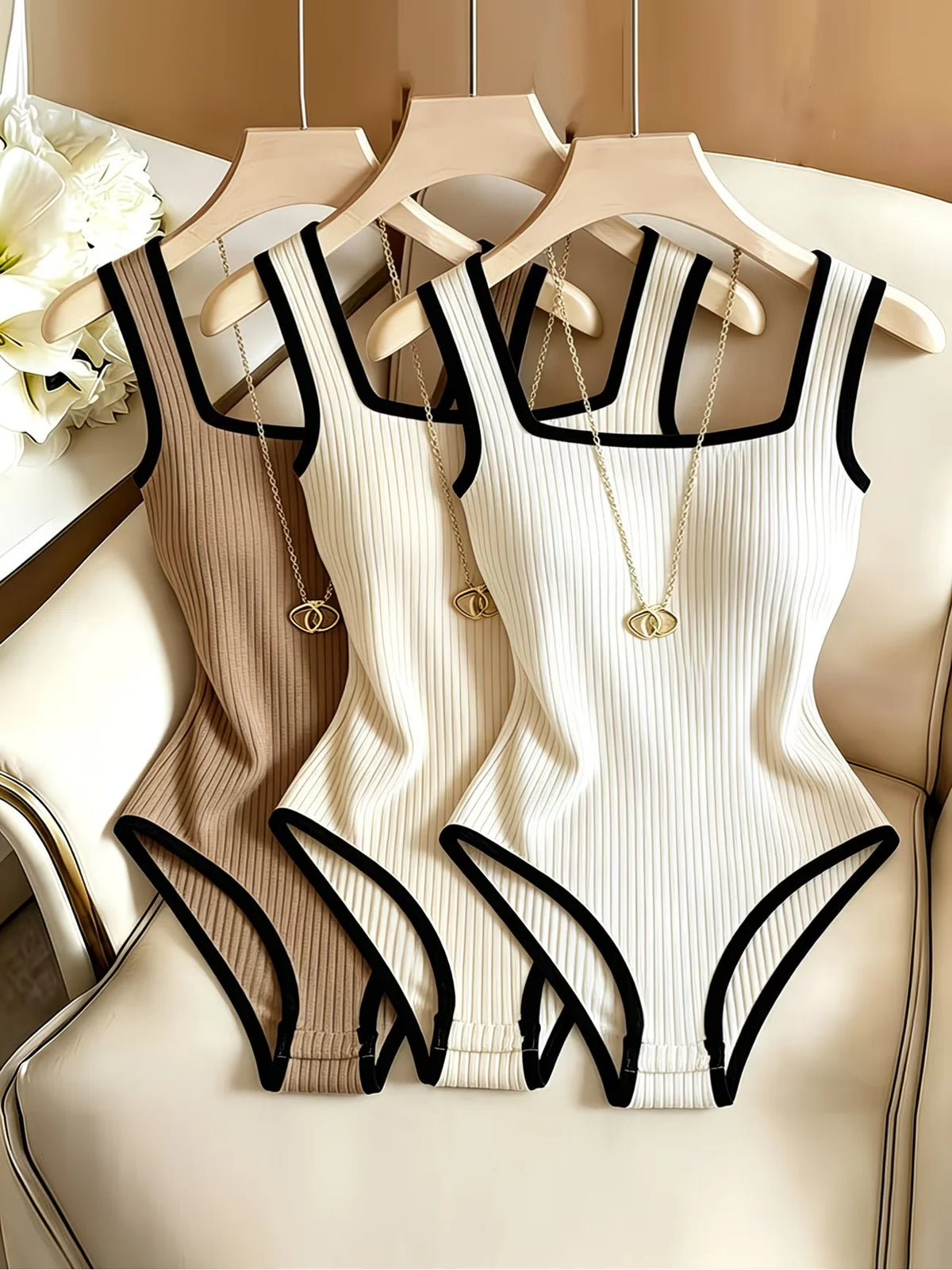 Siren Ribbed Bodysuit Set