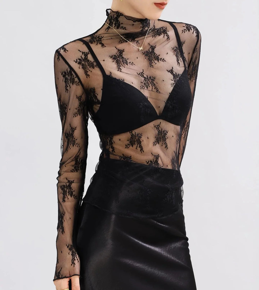 Sheer Luxe Crop