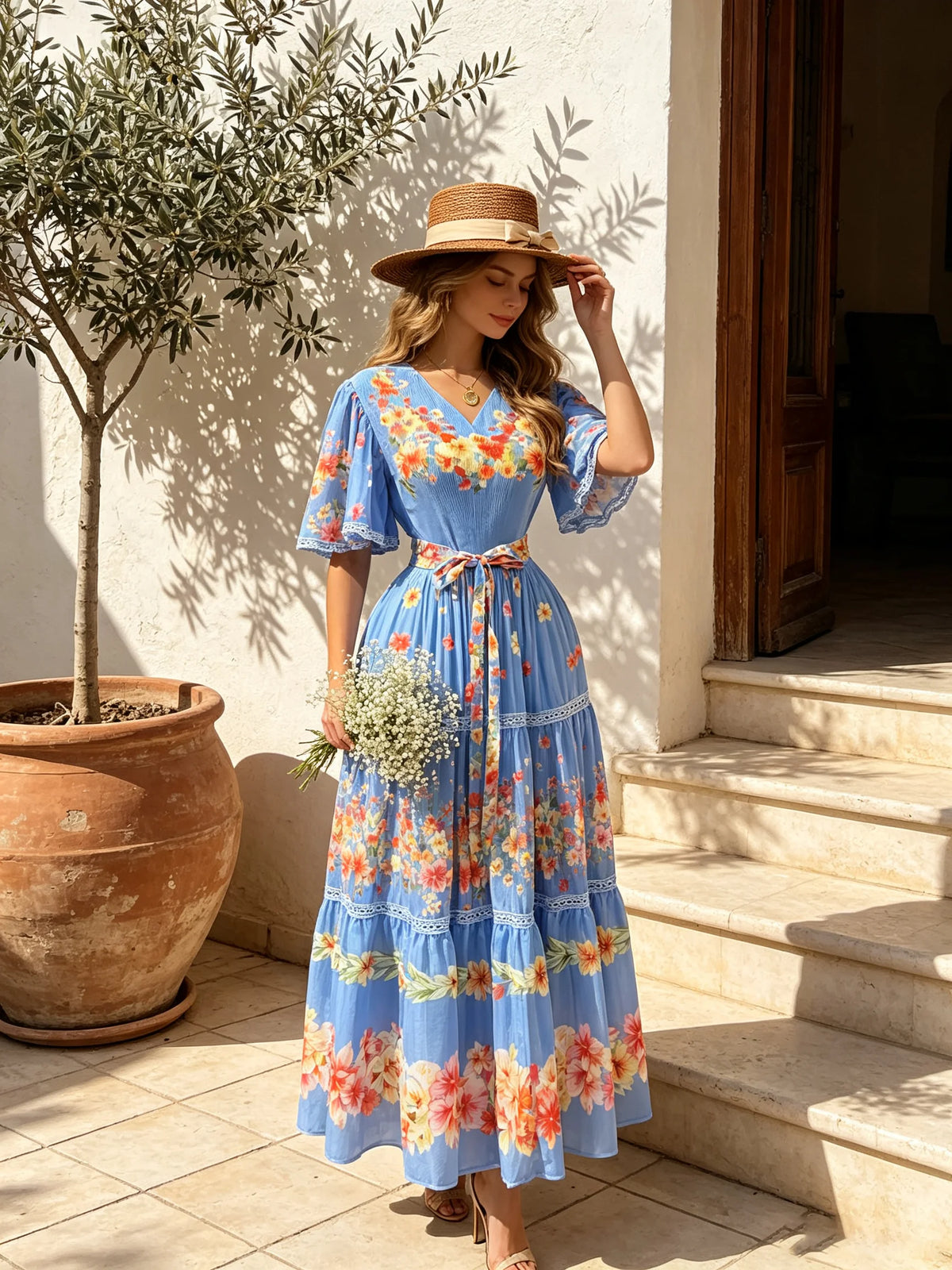 Siren Flutter Dress