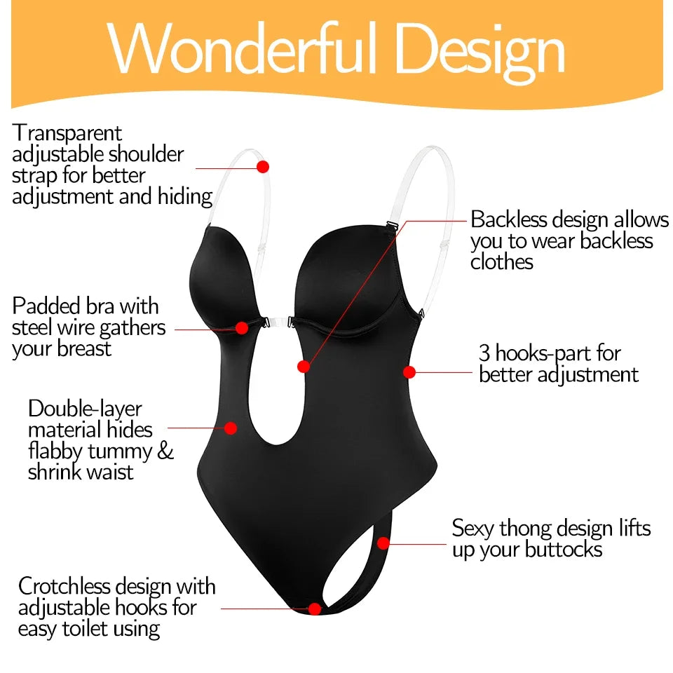 Precision Backless Bodysuit