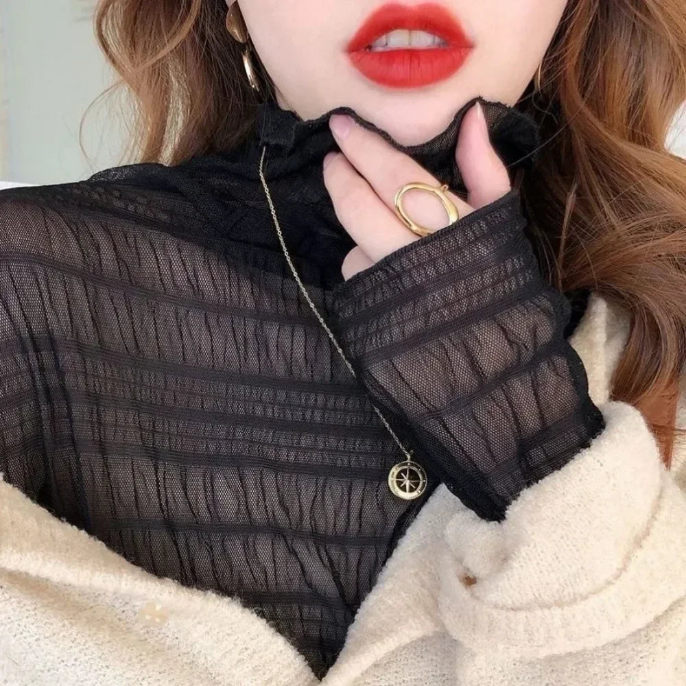 Sheer Luxe Crop