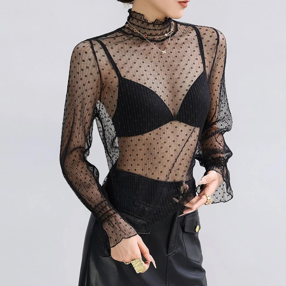 Sheer Luxe Crop