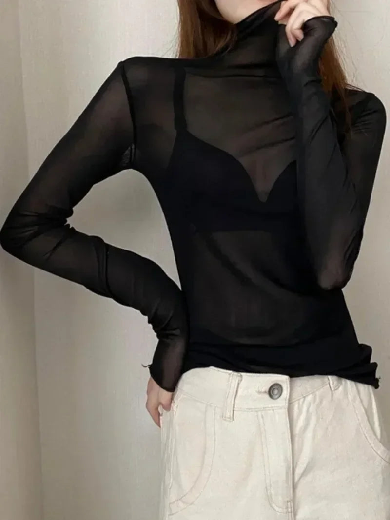 Aura Sheer Silk Tee