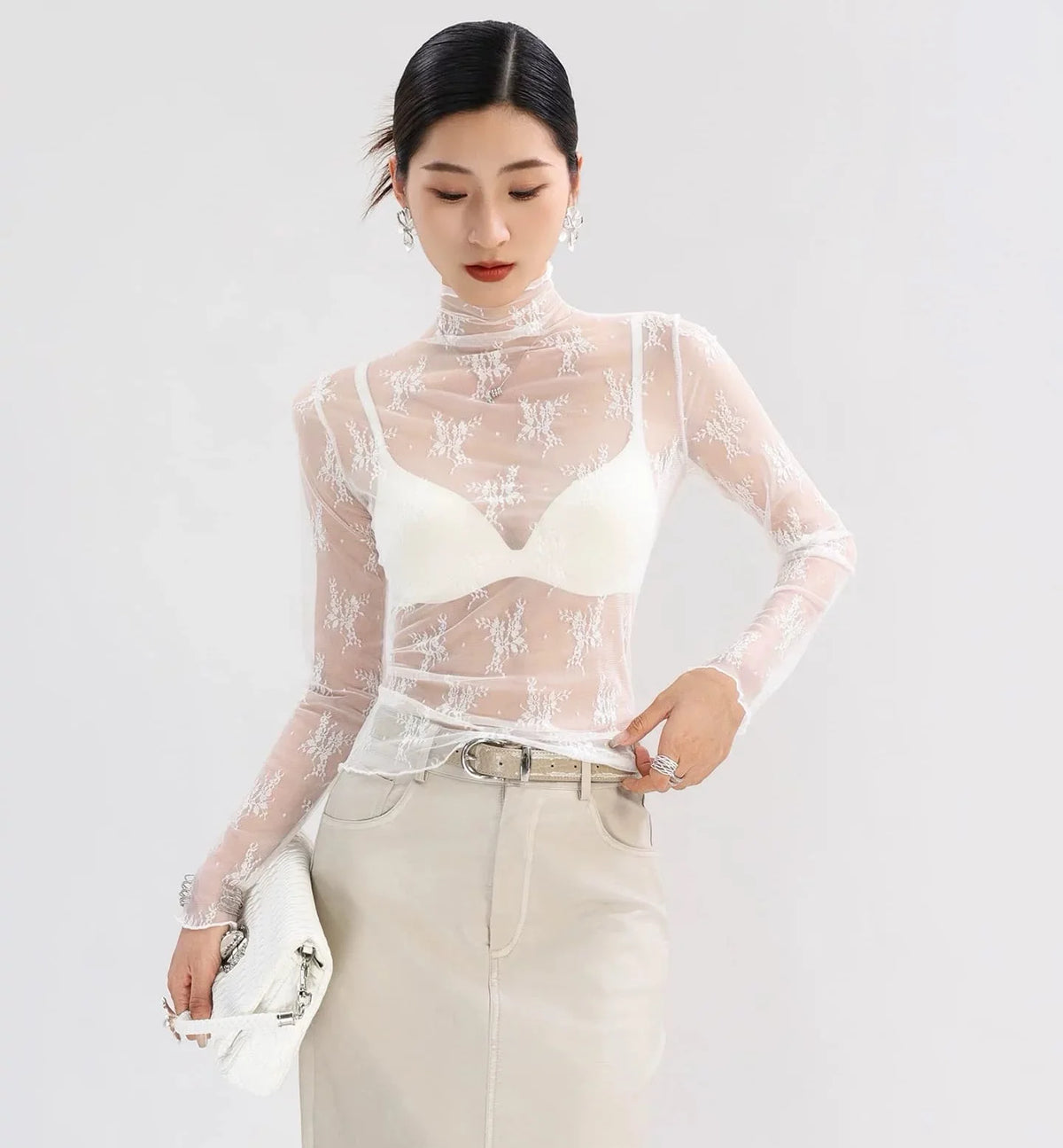 Sheer Luxe Crop