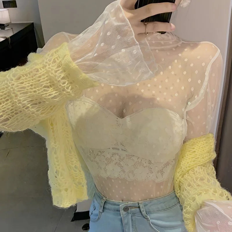 Sheer Luxe Crop