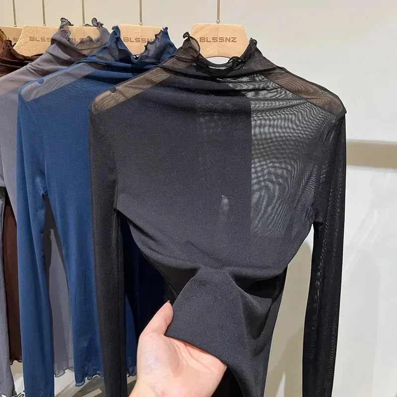 Aura Sheer Silk Tee