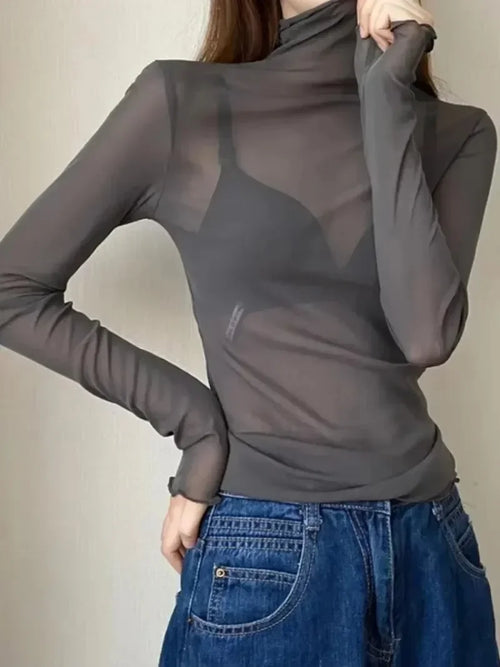 Aura Sheer Silk Tee