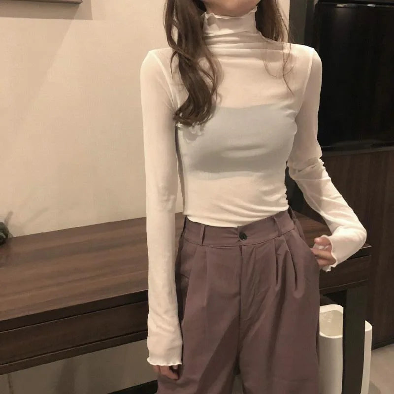 Aura Sheer Silk Tee
