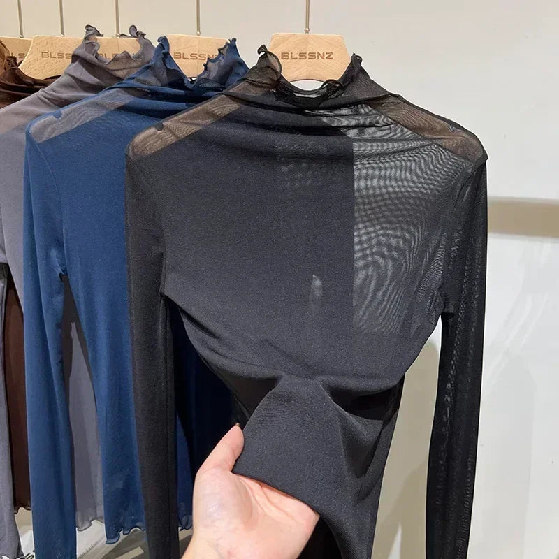 Aura Sheer Silk Tee